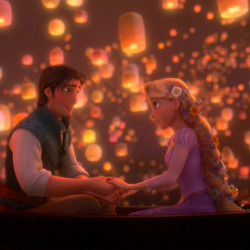 Rapunzel and Flynn Rider