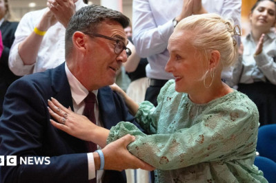 Who is Andy Burnham's wife, Marie-France van Heel?