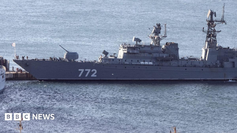 Russian warship carried out firing exercise off Plymouth coast