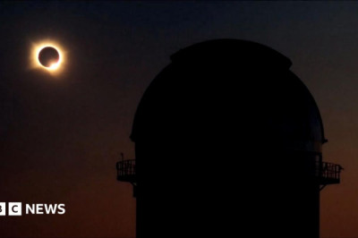Watch: Moment 'surreal' solar eclipse witnessed in UK and Europe